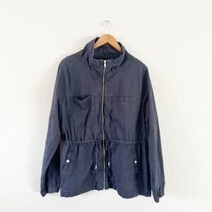 Old Navy Blue Parka Jacket Womens XXL navy winter classic